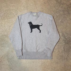 Vintage Style The Black dog Grey Crewneck